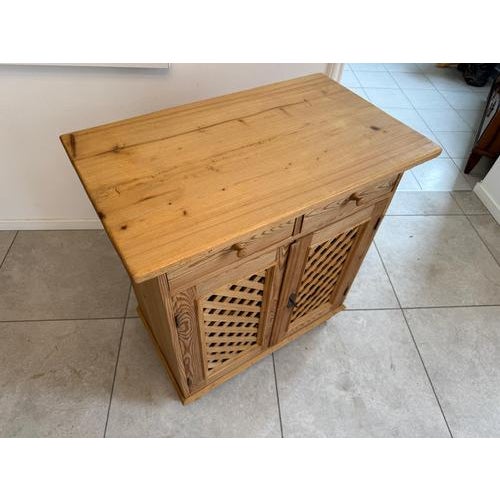 1920s Vintage Peasant Buffet in Wood, 1920s For Sale - Image 5 of 11