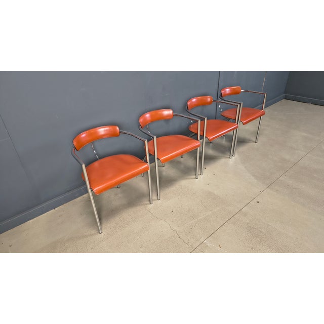 Postmodern Dining Chairs from Segis, Italy, 1980s, Set of 4 For Sale - Image 11 of 13
