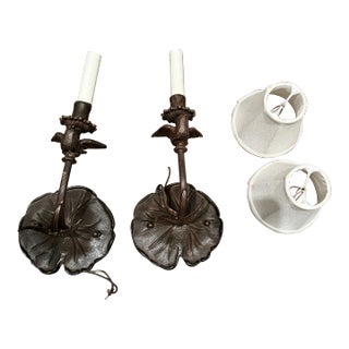 Perching Bird Sconce - Pair For Sale