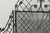 Antique Gothic Arts & Crafts Wrought Iron Scrolling Folding Fireplace Screen For Sale - Image 15 of 18