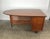 Mid-Century Modern Mid-Century Half Oval Shaled Partners Desk by Miller Desk & Safe Co. For Sale - Image 3 of 10