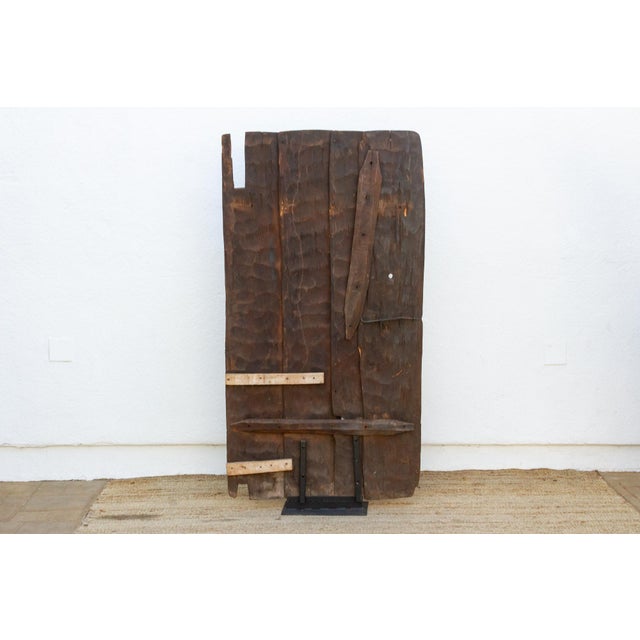 Authentic Relief Carving Nupe Door For Sale In Los Angeles - Image 6 of 8