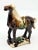 Brown Vintage Ceramic Chinese Tang Dynasty War Horse Figurine Sculpture For Sale - Image 8 of 10