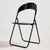 Vintage Italian Folding Chair in Metal, 1980s For Sale - Image 3 of 17