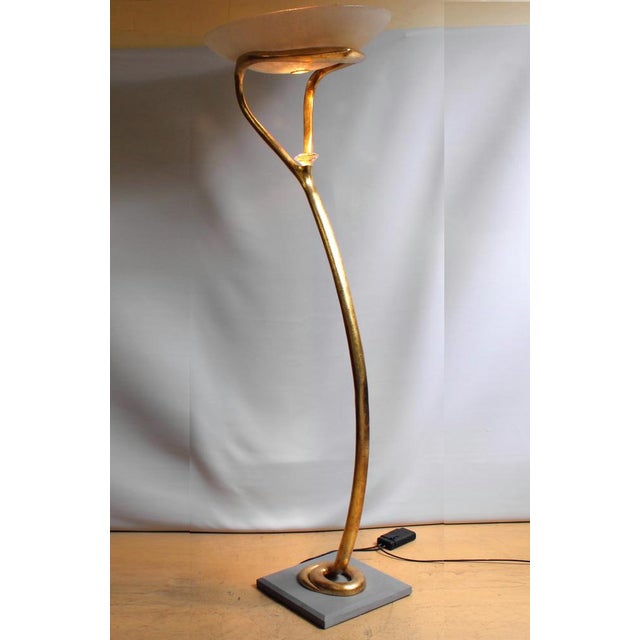 Glass Cobra Floor Lamp with Swarovski Crystal from ISA Corsi For Sale - Image 7 of 8