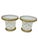 Pair of Antique French White Opaline Cachepots With Gilt Decorations For Sale - Image 10 of 12