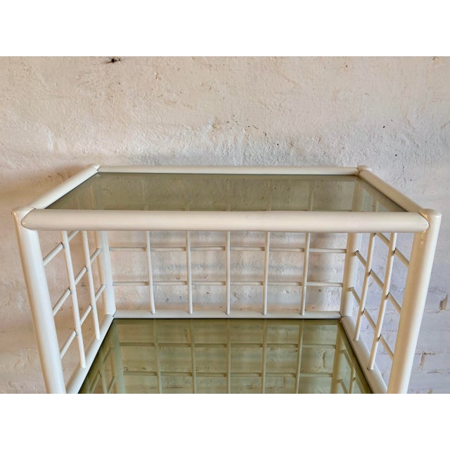 Wood Italian Bookcase in Lacquered Wood, 1980s For Sale - Image 7 of 12