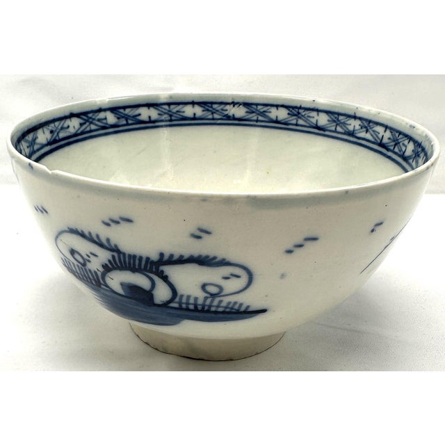 Chinoiserie 18th C. Dutch Delftware Blue & White Chinoiserie Bowl For Sale - Image 3 of 17