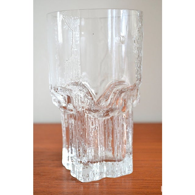 1960s Large Finnish Glass Vase by Tapio Wirkkala for Iittala, 1960s For Sale - Image 5 of 7