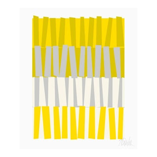 Color Rhythm in Yellow Fine Art Print 30" X 40" by Liz Roache For Sale