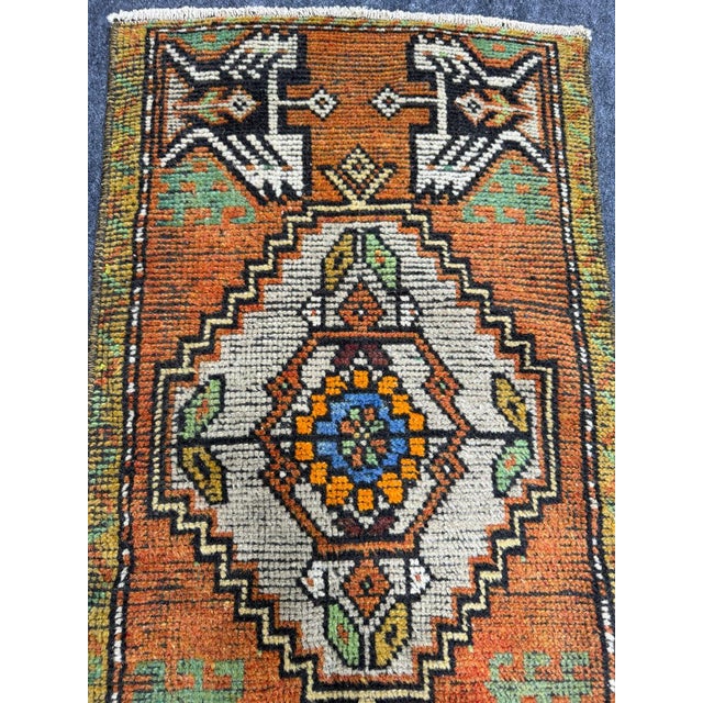 Turkish Yastik Rug 1'8" x 3'1" For Sale - Image 4 of 5