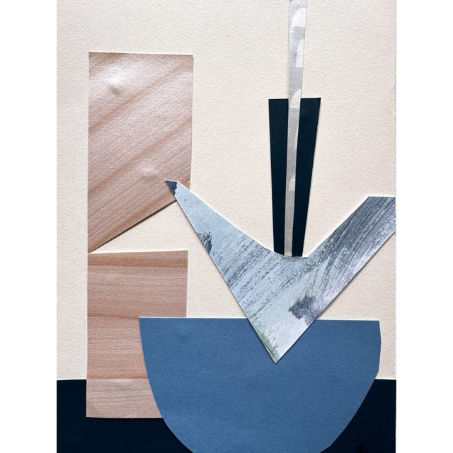 Paper "Rhythm Replaces Reason 1" Original Mixed-Media Collage on Paper by Zac Woodiel For Sale - Image 7 of 8