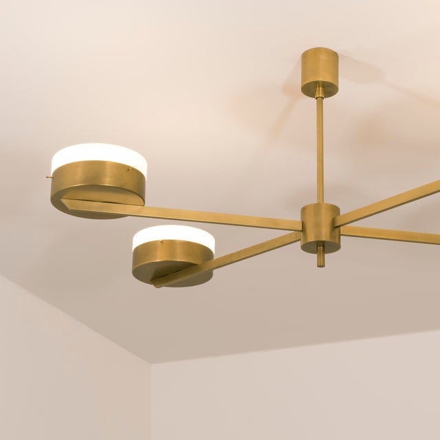 Not Yet Made - Made To Order Lighting / Design for Macha Celeste Supine Chandelier For Sale - Image 5 of 12