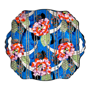 1930s Grimwades Carnation Chintz Plate