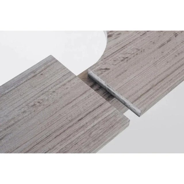 Contemporary SSB01W Bench with Grey Eucalyptus Veneer by Sashaxsasha For Sale - Image 3 of 8