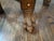 1980s Vintage Leather & Antiqued Metal Side Table in the Style of Maitland-Smith For Sale - Image 5 of 12