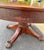 Antique 54" Round Mahogany Pedestal Base Dining Table With 4 Leaves For Sale - Image 14 of 16