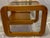 Vintage Mersman Bellaire Cantilevered Oak & Smoked Glass Side Table For Sale - Image 6 of 7