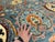 Blue Hand-Knotted Afghan Suzani Chobi Wool Area Rug - 8'3" X 9'11" For Sale - Image 8 of 14