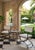 Neoclassical Turkish Powder-Coated Iron Outdoor Seating Set - 3 Pieces For Sale - Image 10 of 12