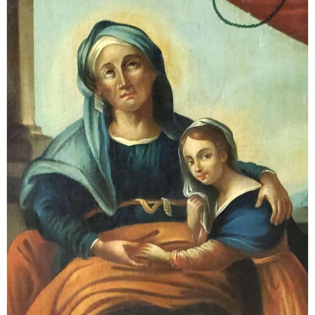 Baroque The Education of the Virgin, Circle/Folower of Juan Carreño De Miranda (Spanish, 1614–1685), Late 17th Century. For Sale - Image 3 of 14