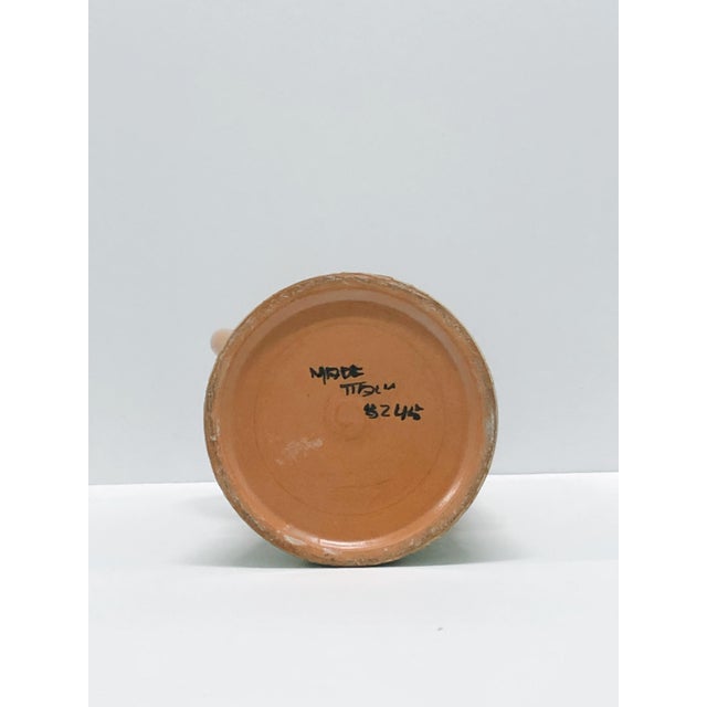 Ceramic Vintage 1970s Italian Ceramic Pitcher/Mug For Sale - Image 7 of 8