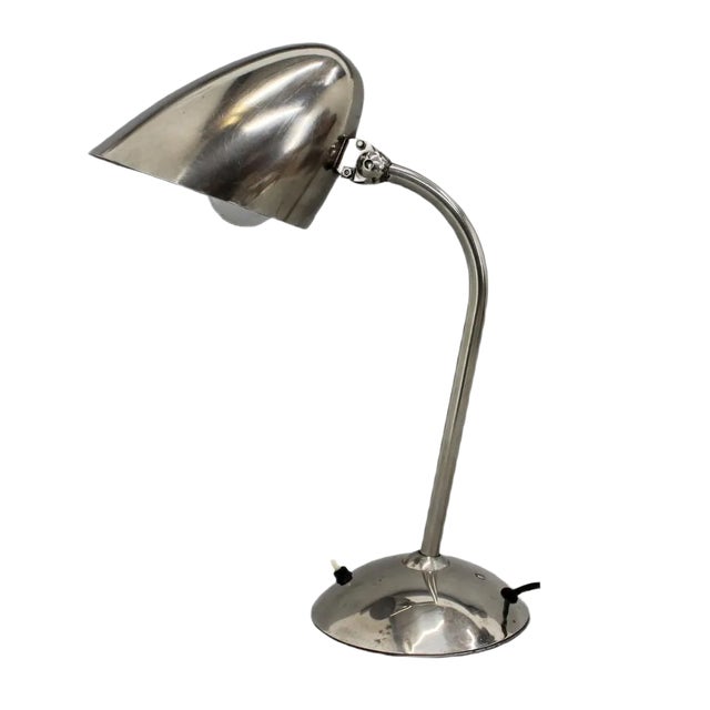 Functionalist Czechoslovakian Table Lamp, 1930s For Sale