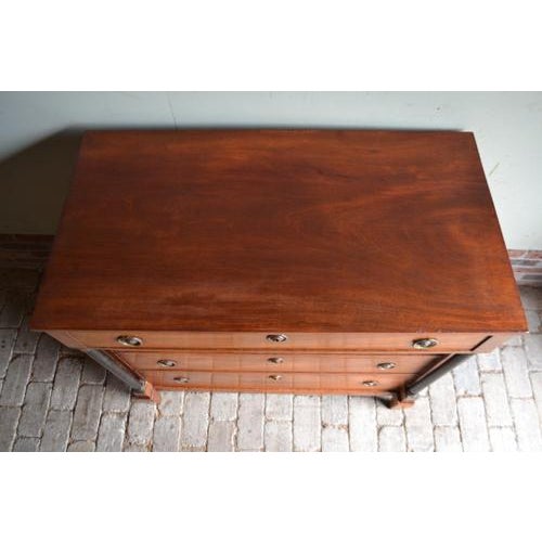 Antique Mahogany Empire Chest of Drawers For Sale - Image 5 of 10