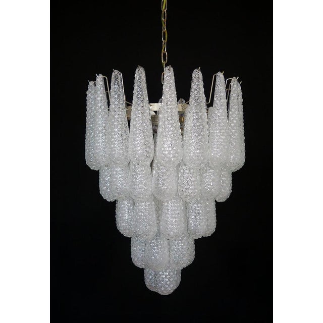 Vintage Italian Murano Chandelier, 1990 For Sale - Image 4 of 18