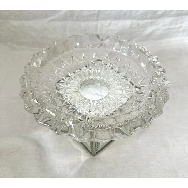 1960s Vintage Libbey Clear Glass Ashtray For Sale - Image 5 of 8