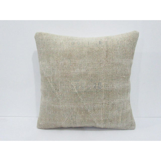 Decorative Faded Turkish Pillow Cover For Sale - Image 4 of 4