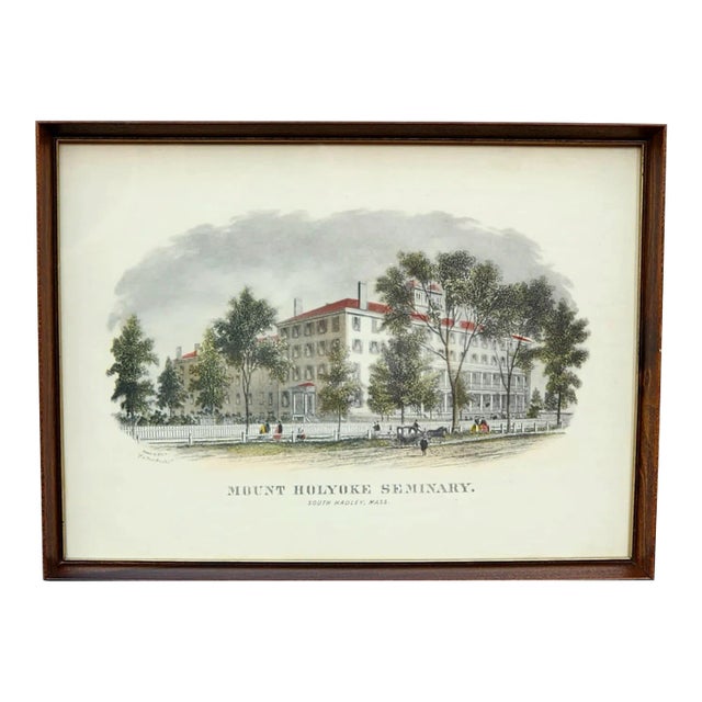 Original Currier and Ives Hand Colored Print, 19th Century, Framed. For Sale
