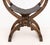 Renaissance Revival Walnut Savonarola Chair For Sale In New York - Image 6 of 11