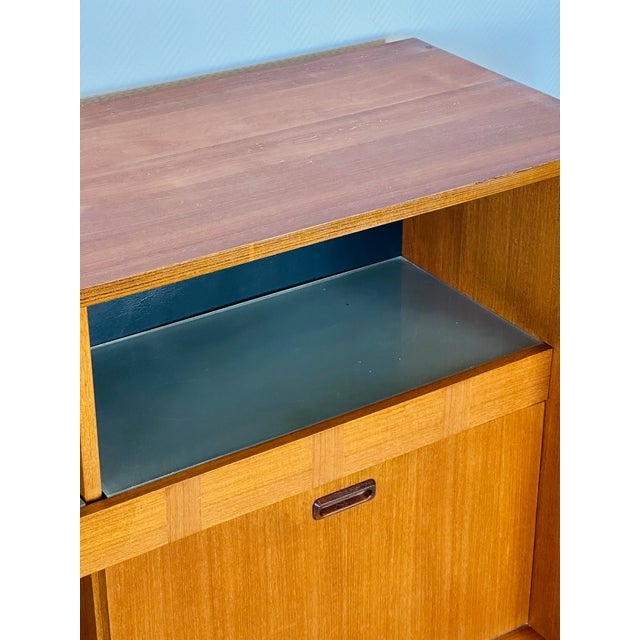 Scandinavian Teak High Sideboard, 1960s For Sale - Image 11 of 18