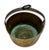Unusual Mid 1800s Antique Heavy Brass & Hand Wrought Iron Fireplace Hearth Hanging Cooking Pot For Sale - Image 10 of 18