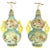 Late 20th Century Chinese Plique-√†-Jour Enamel Double Gourd Vases - a Pair For Sale - Image 13 of 13