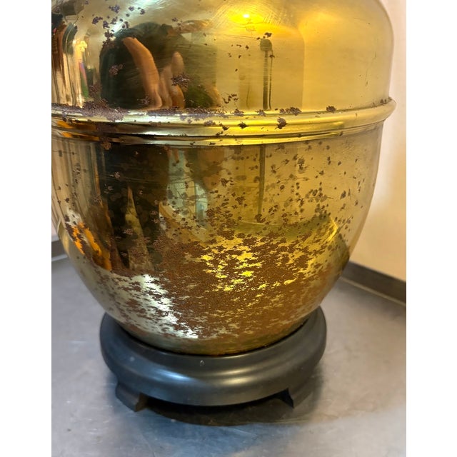 Brass Chinoiserie Table Lamp For Sale - Image 4 of 4