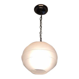 Juliska Amalia Frosted Globe Pendant Light For Sale
