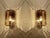 Gold Vintage Glass Sconces from Limburg, 1970s, Set of 2 For Sale - Image 8 of 15