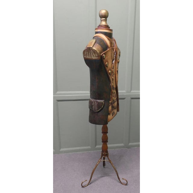 Antique Fiberglass Navy Uniform Dressed Shop Display Mannequin, 1970 For Sale - Image 3 of 8