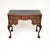 A superb antique figured walnut leather top desk. This was made in England, it dates from around the 1900-1910 period. The...