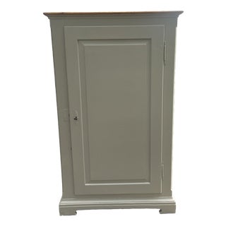 Small Antique Cabinet in Fir, 1890s For Sale