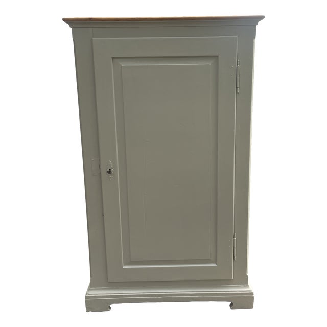 Small Antique Cabinet in Fir, 1890s For Sale