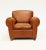 1990s Mitchell Gold Tan Leather Club Chair For Sale - Image 11 of 11