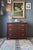 This newly refinished antique chest of drawers features Eastlake inset carvings in a simple, floral folk style, and...