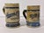 Pair of Antique Whites Utica Salt Glazed Stoneware Advertisement Beer Steins for your consideration. American, New York....