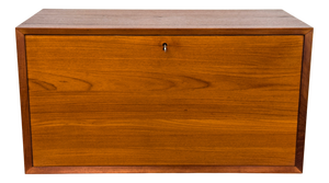 Cado System Teak Wall Unit Bar Container from Poul Cadovius, 1960s