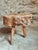 Rustic Brutalist French Burled Cherrywood Stool Primitive Milking Stool, 1890s For Sale - Image 3 of 11
