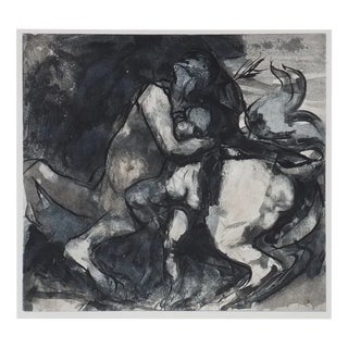 After Auguste Rodin, Centaur and Child, Engraving For Sale