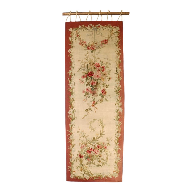 Antique French Aubusson Textile Art For Sale